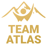 Logo Team Atlas montagne et soleil